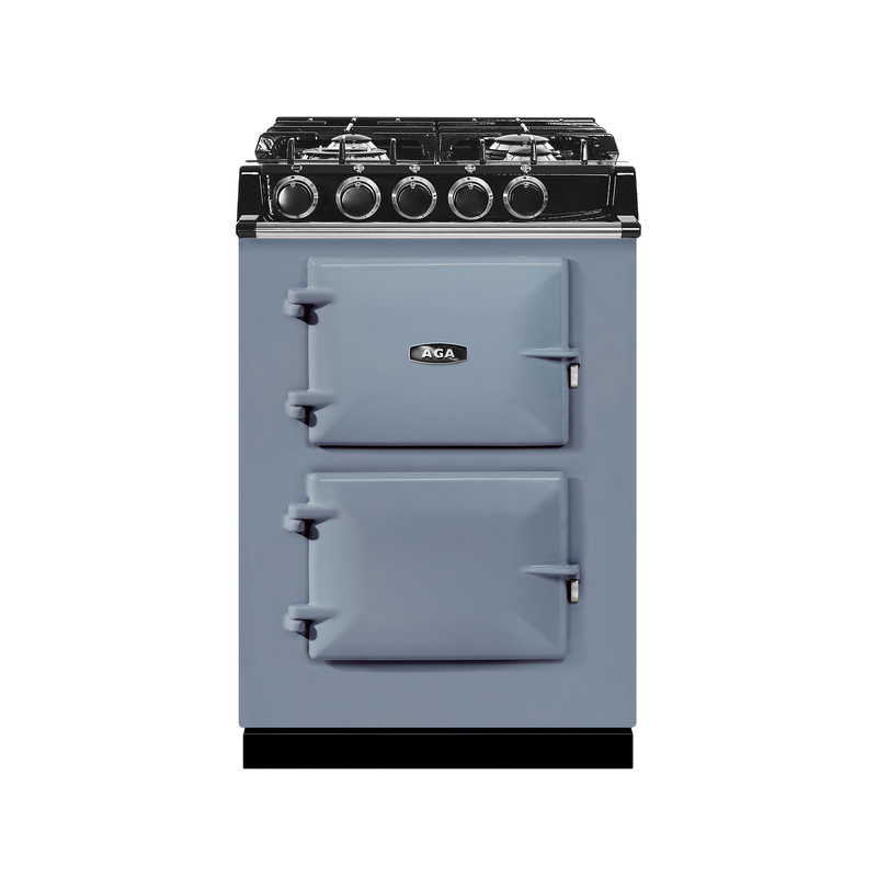 AGA Mini Cast Iron 60 Dual Fuel with Gas Hob